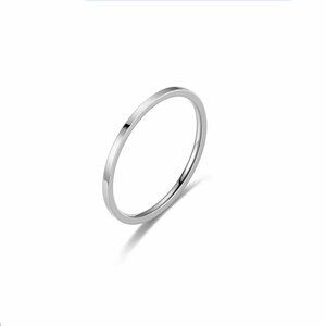 3/$35 Minimalist Stainless Steel Silver Ring Jewelry for Women Men Unisex Gifts